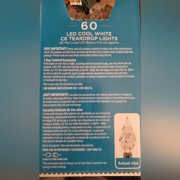 Holiday Lights Indoor & Outdoor LED Cool White - Picture 10 of 10